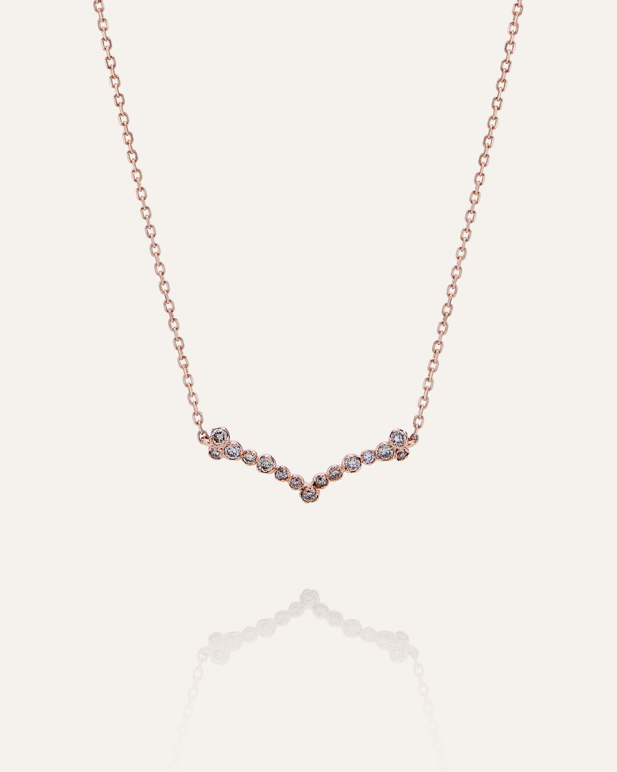 [Curved bouquet] Diamond necklace - 아스테리